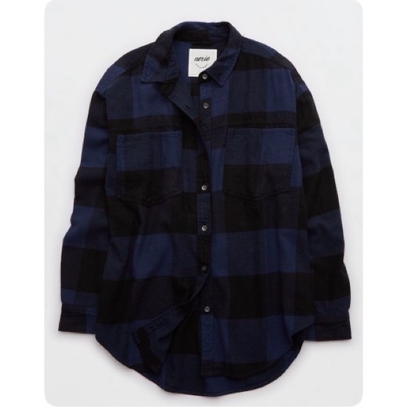 aerie Tops - Aerie Anytime Fave Flannel Shirt